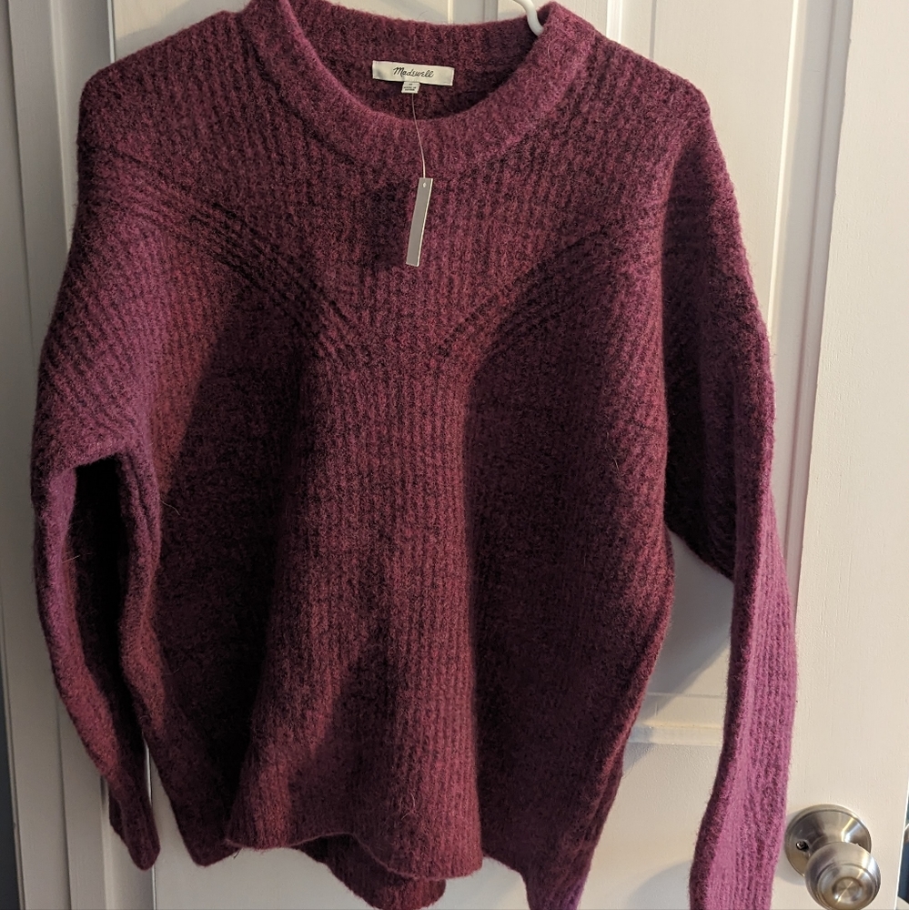 Madewell Belfiore Ribbed Pullover Sweater